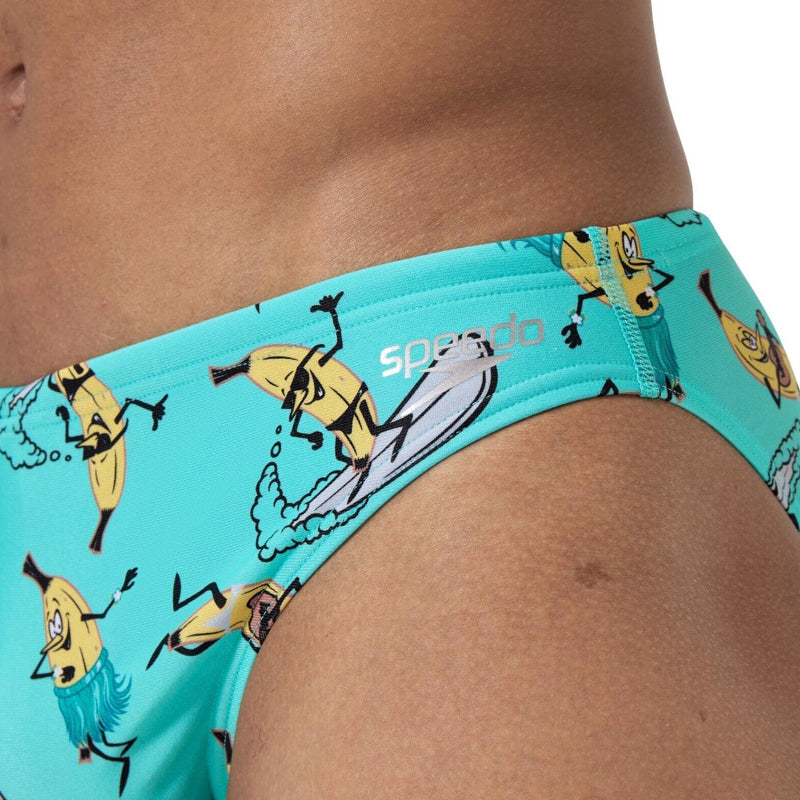 Speedo - Men's 5cm Allover Digital Brief - Arctic Glass