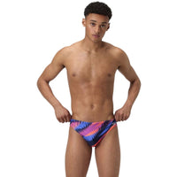 Speedo - Men's 5cm Allover Digital Brief - Razor Sharp/Diva