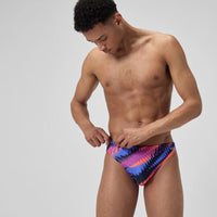 Speedo - Men's 5cm Allover Digital Brief - Razor Sharp/Diva