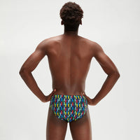 Speedo - Men's 8cm Club Training Brief - Navy/Red