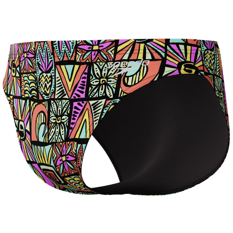 Speedo - Mens Beachstar Print 2" Brief - Neon Violet