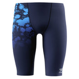 Speedo - Men's Club Training Placement Printed Jammer - Moonglow Smoke/Navy