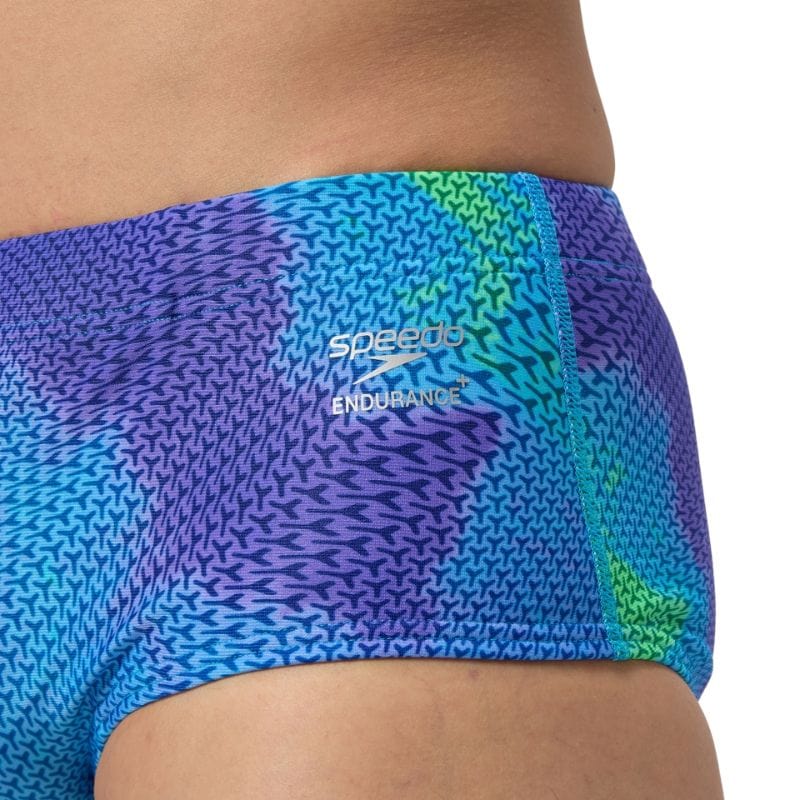 Speedo - Men's Club Training Printed 13.5cm Brief - Sugar Blue