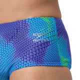 Speedo - Men's Club Training Printed 13.5cm Brief - Sugar Blue