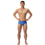 Speedo - Men's Club Training Printed 13.5cm Brief - Sugar Blue