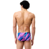 Speedo - Men's Club Training Printed Brief - Brushy Glitch/Hope