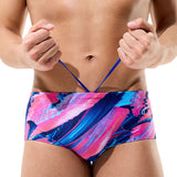 Speedo - Men's Club Training Printed Brief - Brushy Glitch/Hope