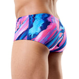 Speedo - Men's Club Training Printed Brief - Brushy Glitch/Hope