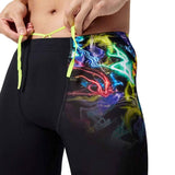 Speedo - Men's Club Training Printed Jammer - Static Volta/Black