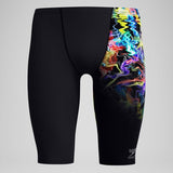 Speedo - Men's Club Training Printed Jammer - Static Volta/Black