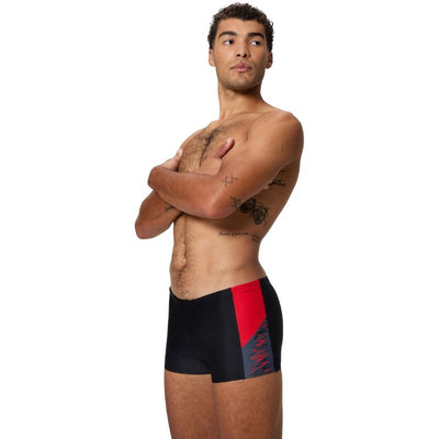Speedo - Men's Dive Aquashort - Black/Red