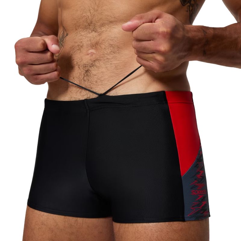 Speedo - Men's Dive Aquashort - Black/Red