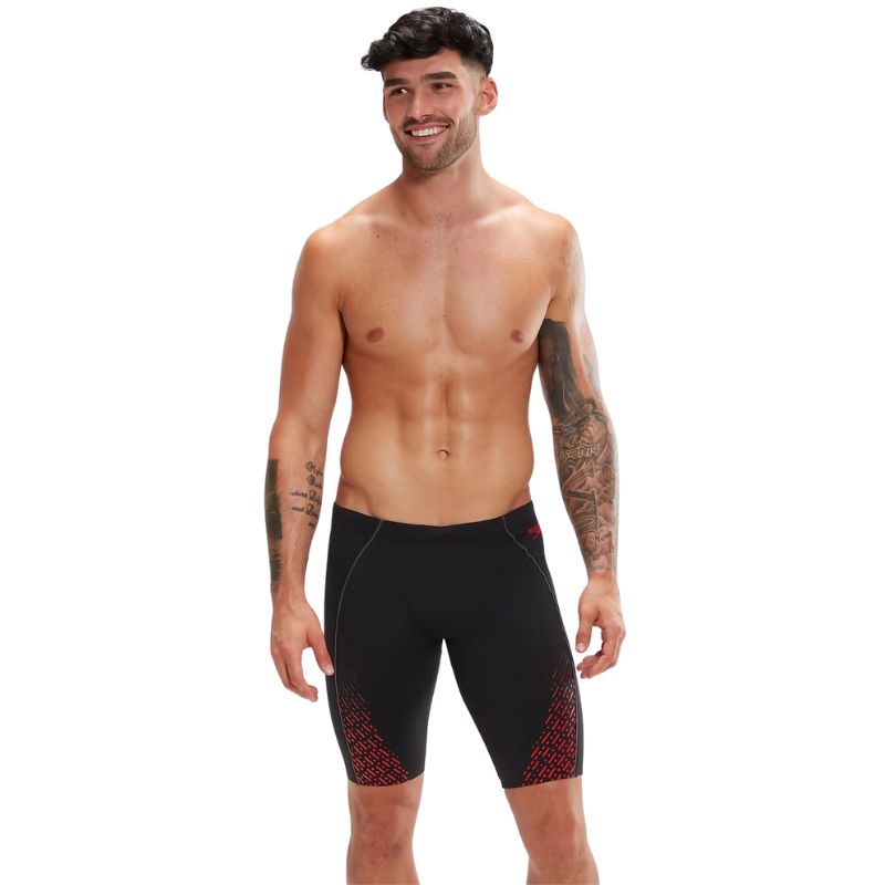 Speedo - Men's Eco Endurance+ Pro Jammer - Black/Red