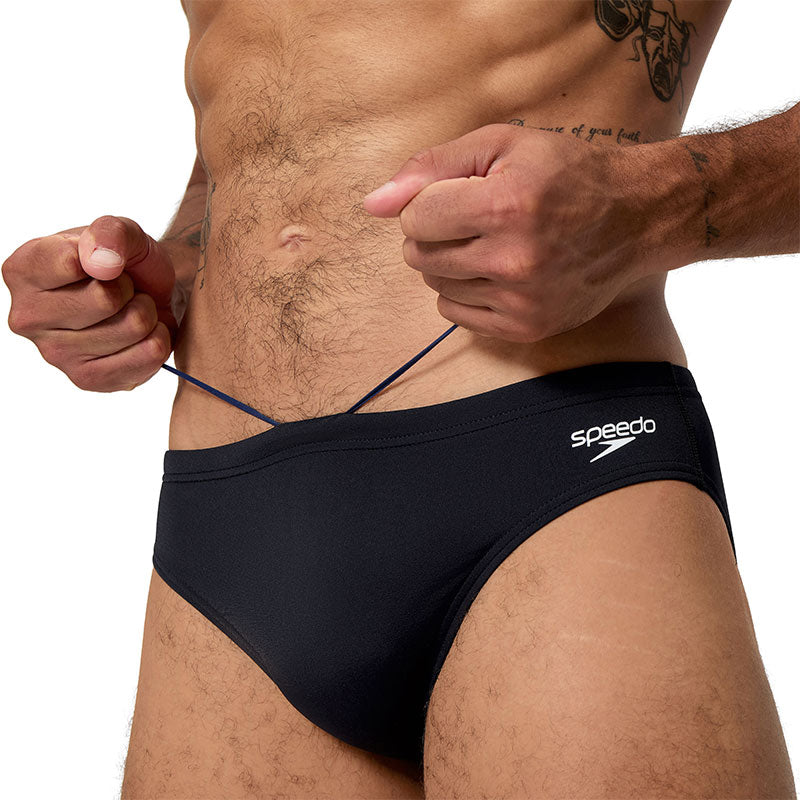 Speedo - Men's Endurance+ Logo 2.5" Brief - Anthracite