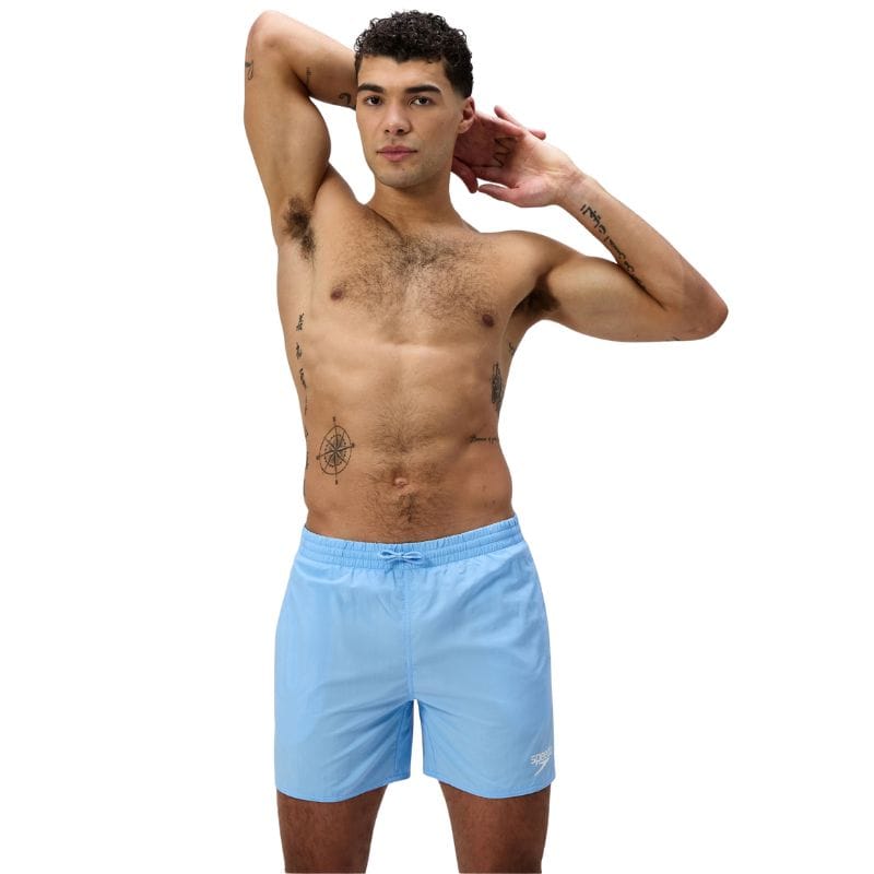 Speedo - Men's Essential Solid 40cm Swim Shorts - Light Blue