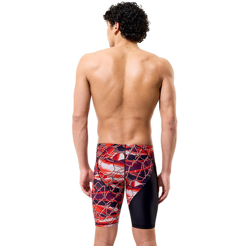 Speedo - Men's Fastskin Hyperpro Printed Jammer - Black/Electric Veil