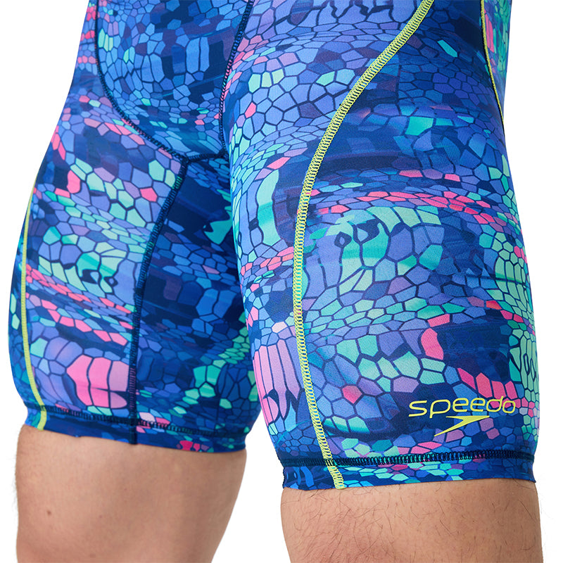 Speedo - Men's Fastskin HyperSpark Printed Jammer - Pixel Pool