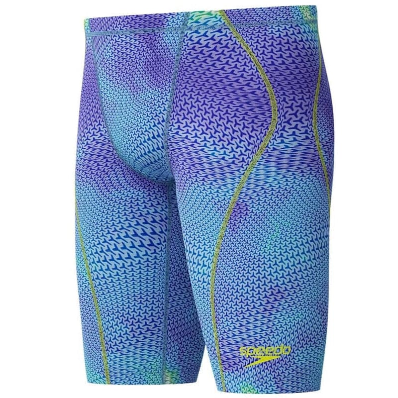 Speedo - Boy's Fastskin HyperSpark Printed Jammer - Under Current/Sugar Blue