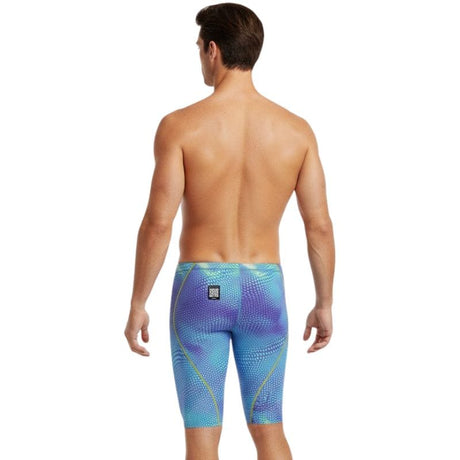 Speedo - Men's Fastskin HyperSpark Printed Jammer - Under Current/Sugar Blue