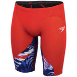 Speedo - Men's Fastskin LZR Ignite Jammer - Red/Blue/White