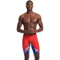 Speedo - Men's Fastskin LZR Ignite Jammer - Red/Blue/White