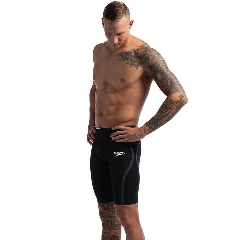 Speedo - Men's Fastskin LZR Pure Intent 2.0 Backstroke Edition High Waist Jammer - Black