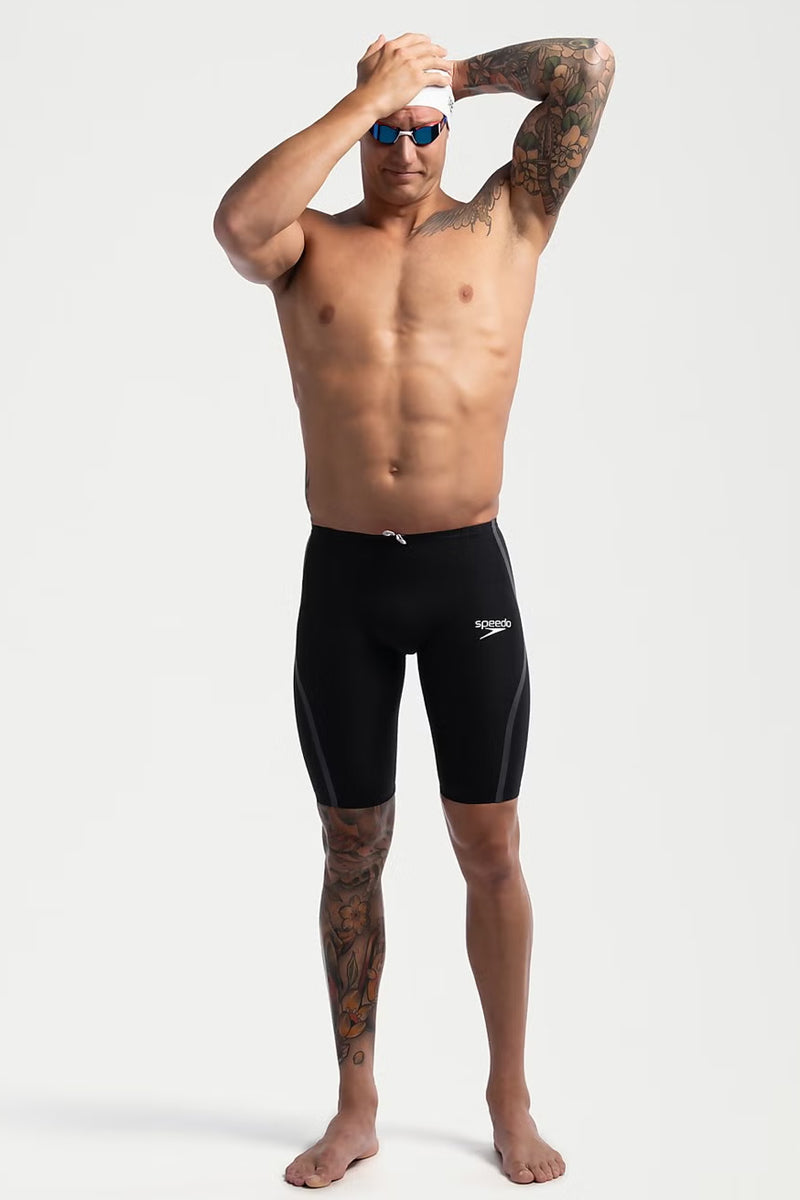 Speedo - Men's Fastskin LZR Pure Intent 2.0 Backstroke Edition High Waist Jammer - Black