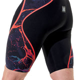 Speedo - Men's Fastskin LZR Pure Intent 2.0 High Waist Jammer - Black/Black Ember/Flare Ml