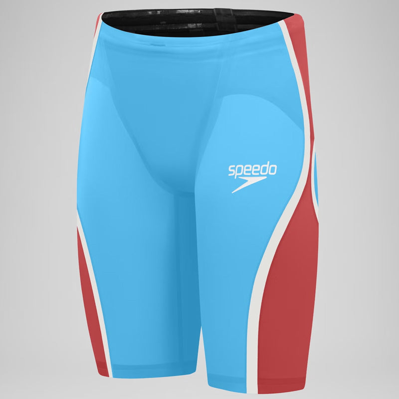 Speedo - Men's Fastskin LZR Pure Intent 2.0 High Waist Jammer - Blue/Red