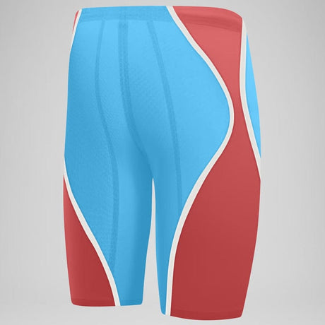 Speedo - Men's Fastskin LZR Pure Intent 2.0 High Waist Jammer - Blue/Red