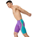 Speedo - Men's Fastskin LZR Pure Intent 2.0 High Waist Jammer - Galaxy Grape/Mayan Blue/Hyper Yellow