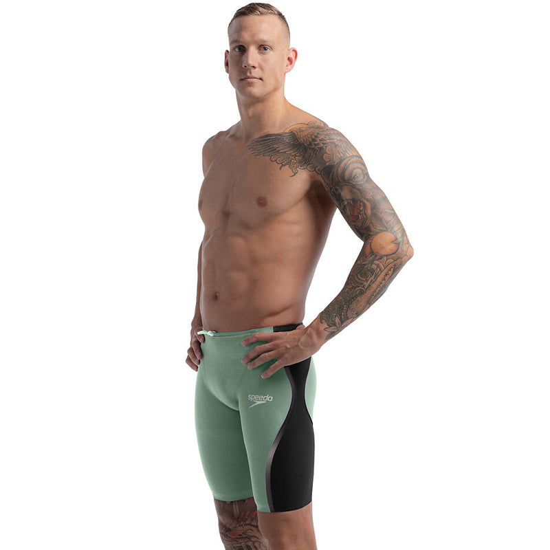 Speedo - Men's Fastskin LZR Pure Intent 2.0 High Waist Jammer - Green/Black