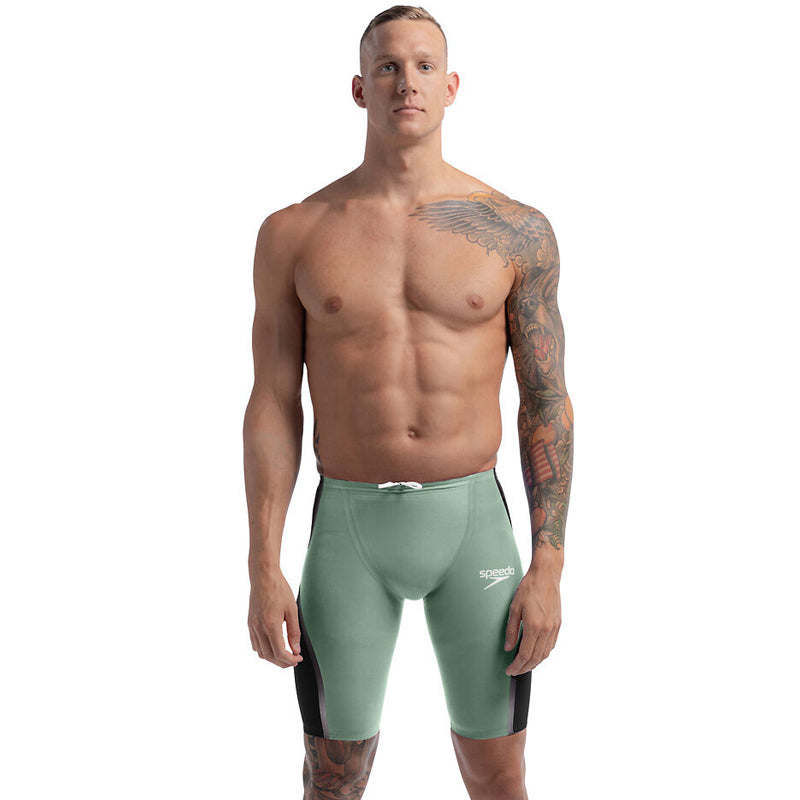 Speedo - Men's Fastskin LZR Pure Intent 2.0 High Waist Jammer - Green/Black