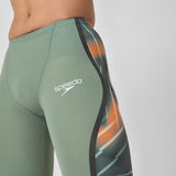 Speedo - Men's Fastskin LZR Pure Intent 2.0 High Waist Jammer - Green/Orange