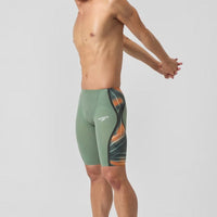 Speedo - Men's Fastskin LZR Pure Intent 2.0 High Waist Jammer - Green/Orange
