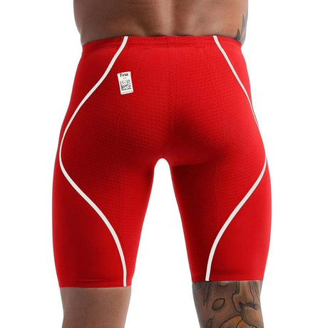 Speedo - Men's Fastskin LZR Pure Intent 2.0 High Waist Jammer - Red/White