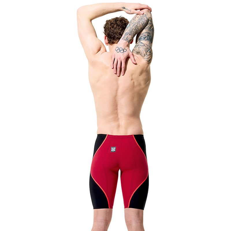 Speedo - Men's Fastskin LZR Pure Intent 2.0 High Waist Jammer - Regal Red/Black/Flare Ml