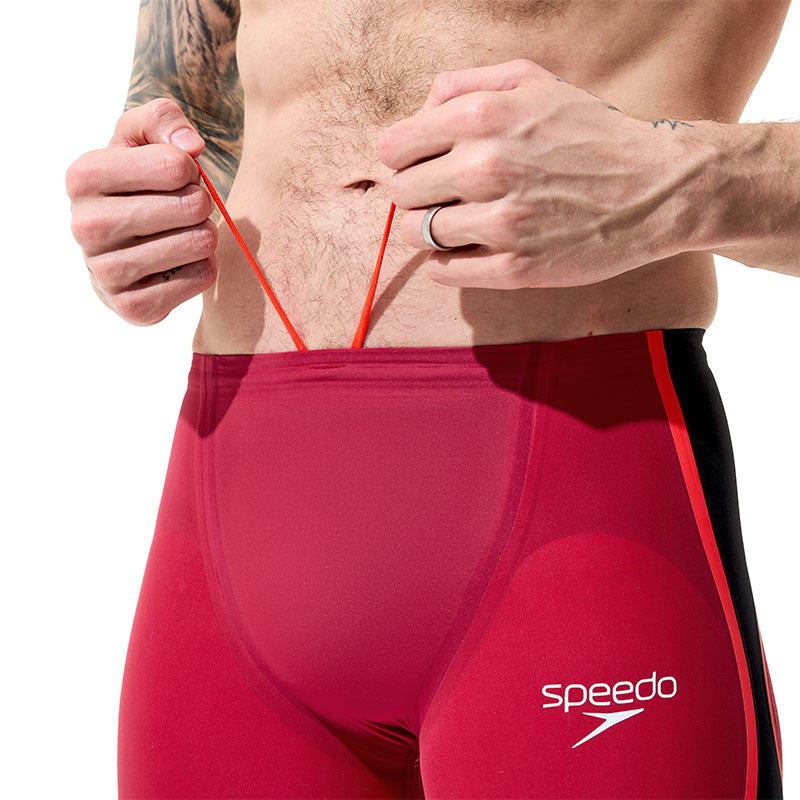 Speedo - Men's Fastskin LZR Pure Intent 2.0 High Waist Jammer - Regal Red/Black/Flare Ml