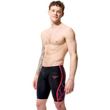 Speedo - Men's Fastskin LZR Pure Intent 2.0 Jammer - Black/Black Ember/Flare Ml