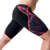 Speedo - Men's Fastskin LZR Pure Intent 2.0 Jammer - Black/Black Ember/Flare Ml