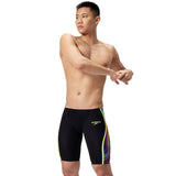 Speedo - Men's Fastskin LZR Pure Intent 2.0 Jammer - Black/Molten Blur/Hyper Yellow