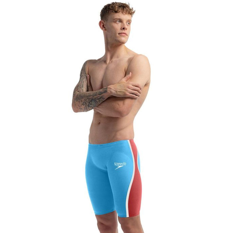 Speedo - Men's Fastskin LZR Pure Intent 2.0 Jammer - Blue/Red