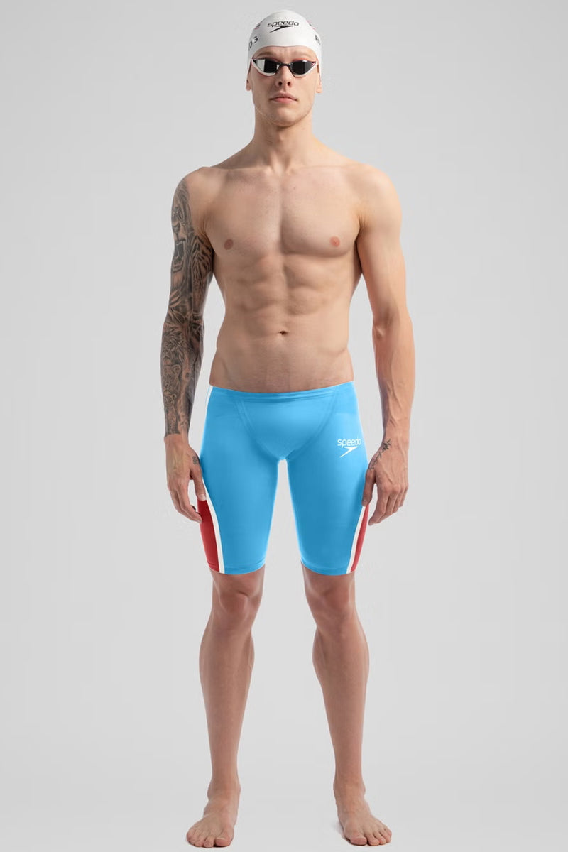 Speedo - Men's Fastskin LZR Pure Intent 2.0 Jammer - Blue/Red