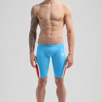 Speedo - Men's Fastskin LZR Pure Intent 2.0 Jammer - Blue/Red