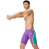Speedo - Men's Fastskin LZR Pure Intent 2.0 Jammer - Galaxy Grape/Mayan Blue/Hyper Yellow