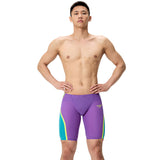 Speedo - Men's Fastskin LZR Pure Intent 2.0 Jammer - Galaxy Grape/Mayan Blue/Hyper Yellow