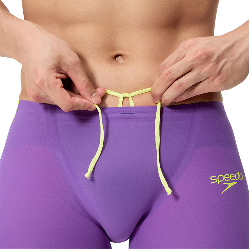 Speedo - Men's Fastskin LZR Pure Intent 2.0 Jammer - Galaxy Grape/Mayan Blue/Hyper Yellow