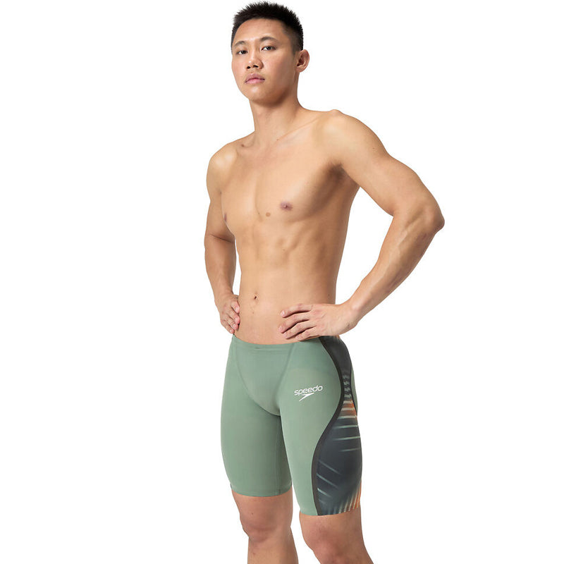 Speedo - Men's Fastskin LZR Pure Intent 2.0 Jammer - Green/Orange