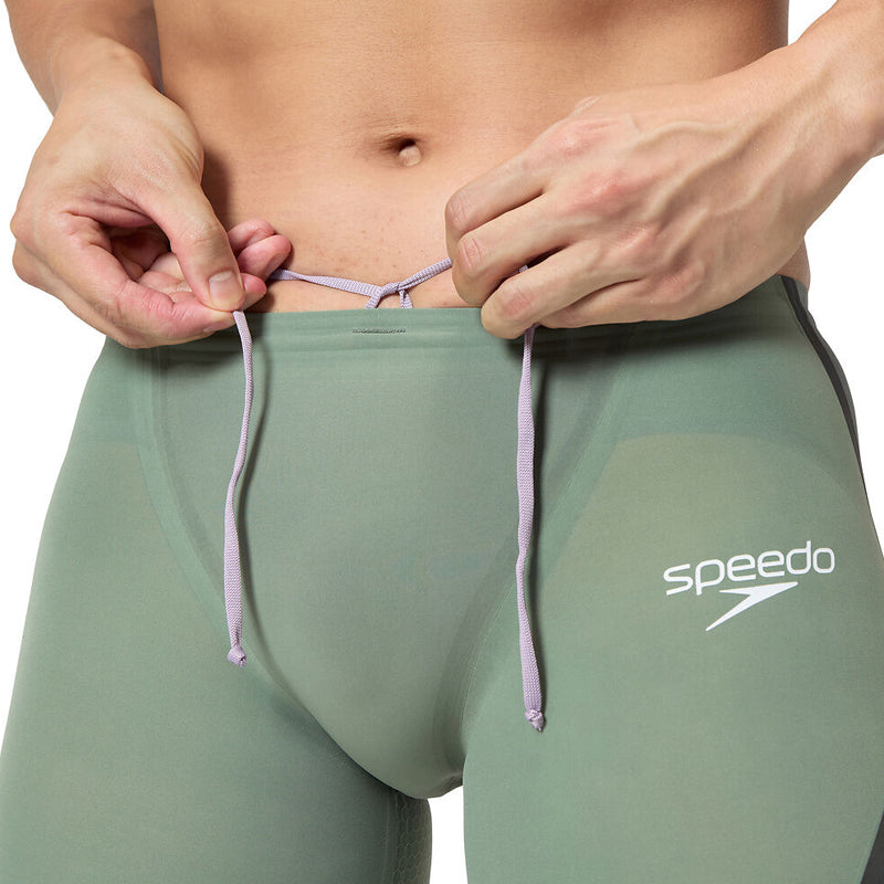 Speedo - Men's Fastskin LZR Pure Intent 2.0 Jammer - Green/Orange