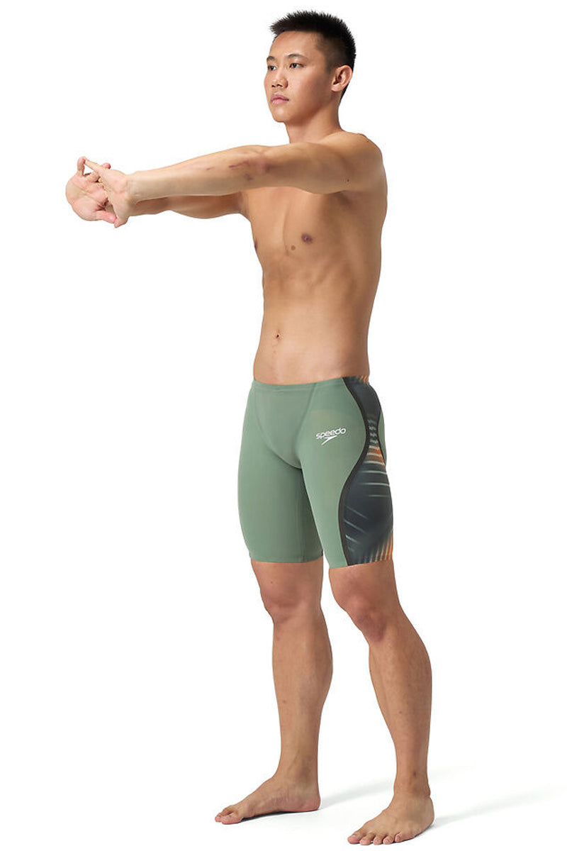 Speedo - Men's Fastskin LZR Pure Intent 2.0 Jammer - Green/Orange